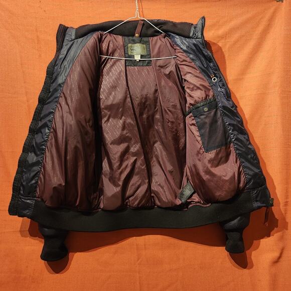 G-Star Raw Blue Whistler HDD Puffer Bomber Jacket Coat Men's Sz Large - Picture 2 of 16